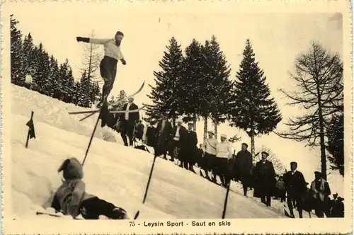 Leysin sport - Saute en skis -467372