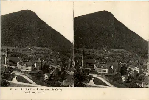 Panorama de Coire Grisons - Stereo -467430