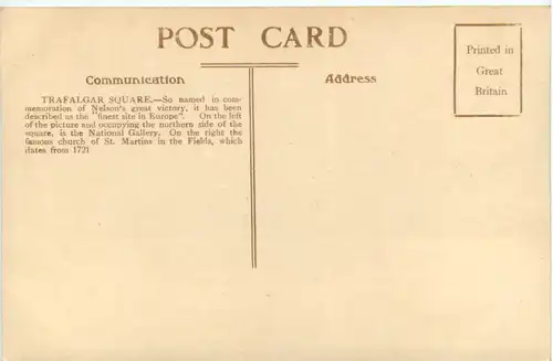 London - Trafalgar Square -469802