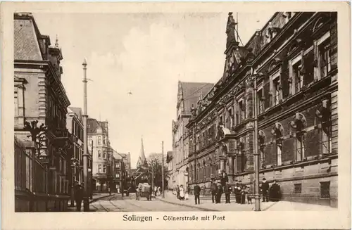 Solingen - Cölnerstrasse mit Post -469128