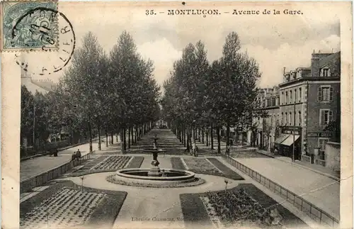 Montlucon, Avenue de la Gare -364494