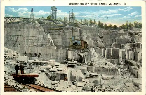 Vermont - Granite Quarry Scene - Barre -469428