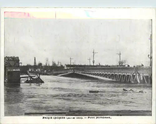 Paris inonde - Pont Mirabeau -467840