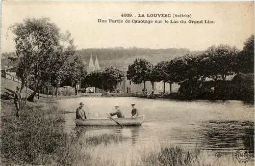 La louvesc, Une Partie de Canotage sur le Lac du Grand lieu -364874