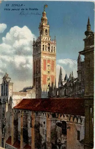 Sevilla - Vista parcial de la Giralda -469732