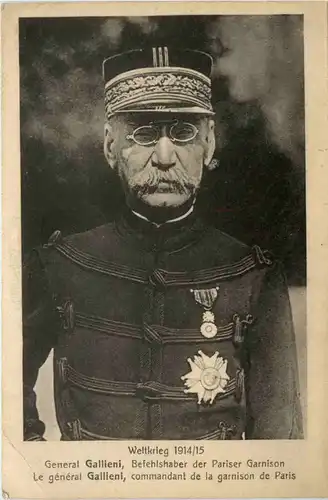 Weltkrieg - General Gallieni - PAriser Garnison -470702