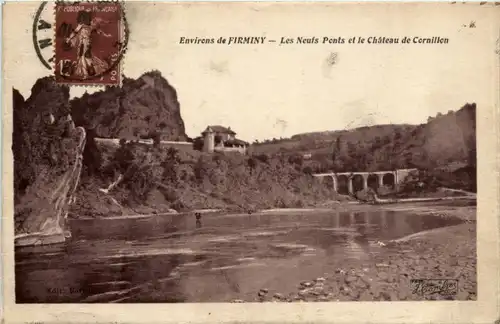Environs de Firminy, les neufs Pents et le Chateau de Cornillon -365154