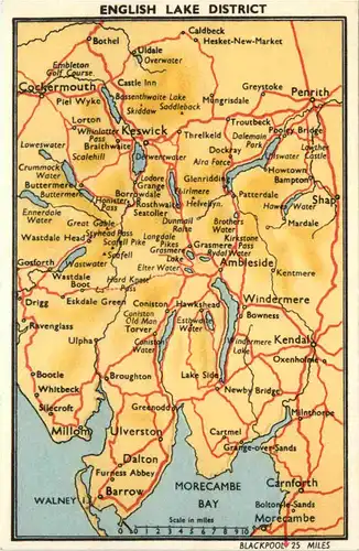 Keswick - Windermere - Map -469974