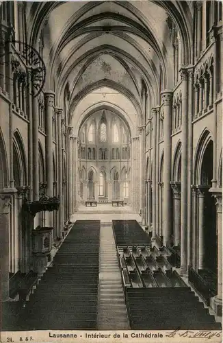 Lausanne - Interieur de la Cathedrale -435086