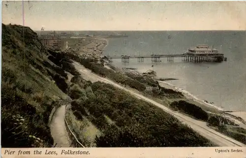 Folkestone - Pier from the Lees -470032