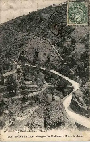 Mont-Pilat, Gorges de Maileval, Route de maclas -365374