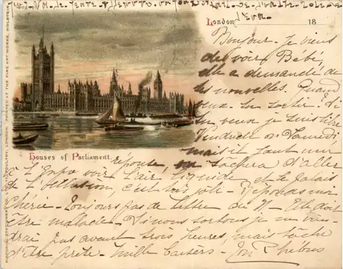 London - Houses of Parliament 1900 -469676