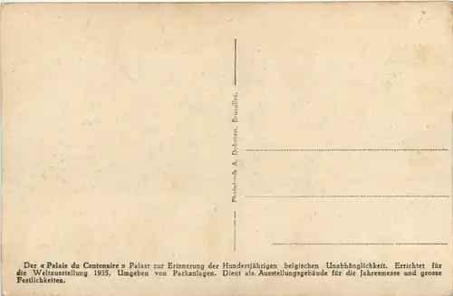 Bruxelles - Palais du Centenaire -470152