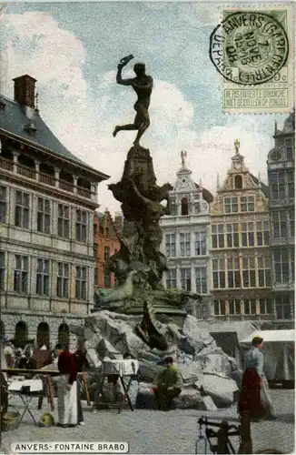 Antwerpen - Fontaine Brabo über Shanghai nach Peking gelaufen -470638