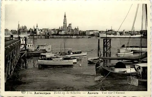 Antwerpen - Zicht op de Schelde -470658