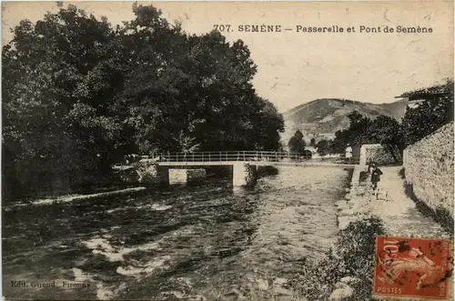 Semene, Passerelle et Pont de Semene -365574