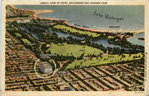 Chicago - Hotel Southmoor and Jackson Park -470312