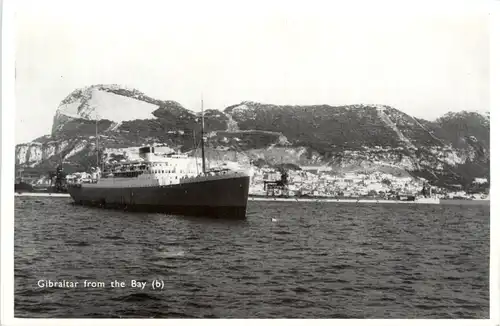 Gibraltar from the Bay -468950