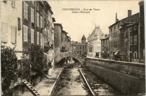 Montbrison, Quai du Vizezi, Caisse dÈpargne -365814