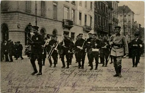 Bruxelles - Deutsche Spielleute - Feldpost 21. Reserve Division -470572