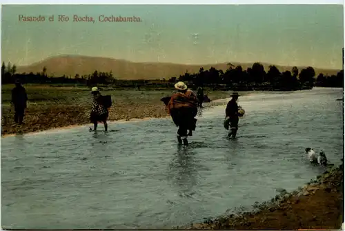 Pasando el Rio Rocha Cochabamba - Bolivia -471582