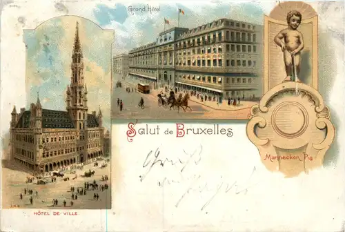 Salut de Bruxelles - Litho -470156