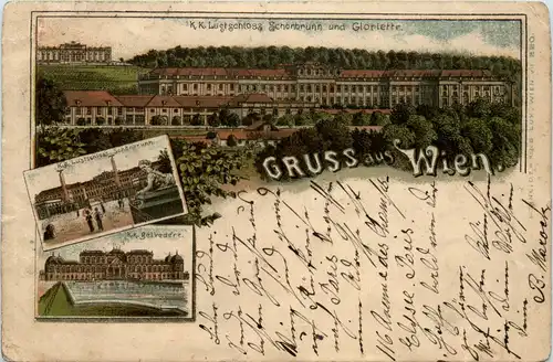 Gruss aus Wien - Litho -470792
