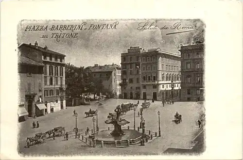 Roma - Piazza Barberini-Fontana -469290