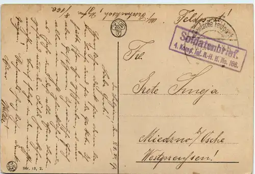 Dunkerque - Le Phare - Feldpost Inf. Regiment 166 -471302