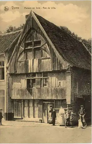 Ypres - Maison en bois - Rue de Lille -471214