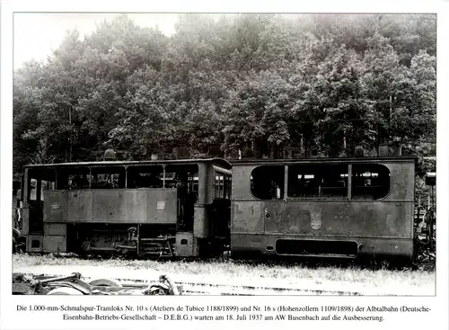 Schmalspur Tramlok Albtalbahn - Eisenbahn -471082