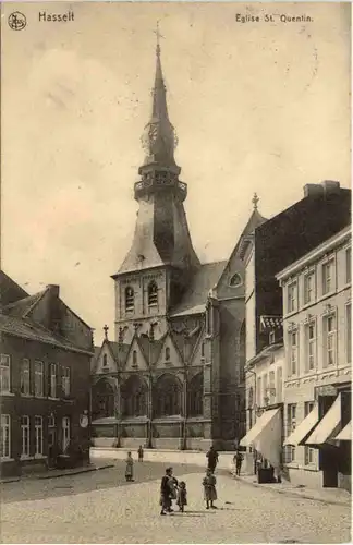 Hasselt - Eglise St. Quentin - Feldpost Landsturm Bataillon Nürnberg -471146