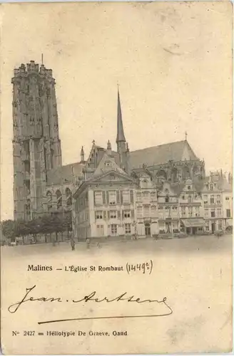 Malines - L Eglise St. Rombaut -471186