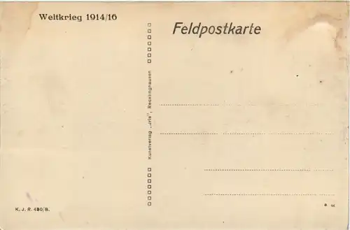 Zerstörter Bahnhof in Langemark -471298