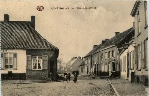 Cortemarck - Thouroutstraat - Feldpost 23. Reserve Division -471344