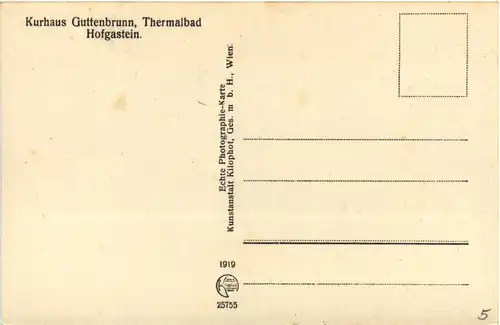 Hofgastein - Kurhaus Guttenbrunn -470916