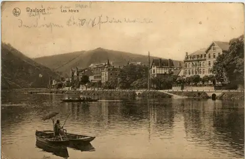 Waulsort - Les hotels - Feldpost 24. Reserve Division -471494