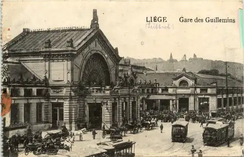 Liege - Gare des Guillemins - Feldpost Fussart. Battr 560 -471688