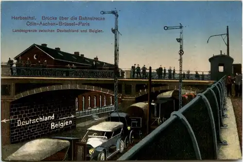 Herbesthal - Brücke über die Bahnstrecke -471282