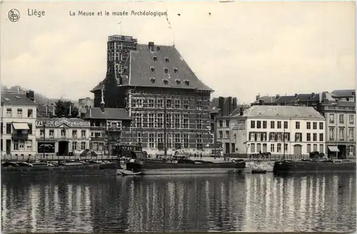 Liege - La Meuse et le musee Archeologique -471654
