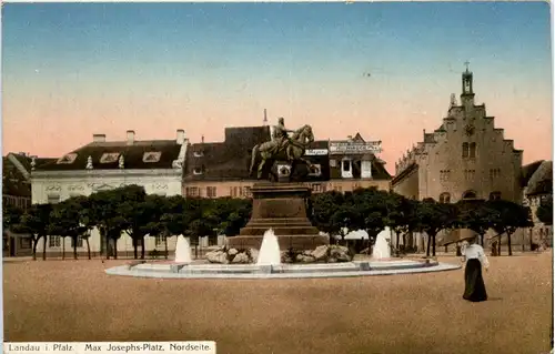 Landau Pfalz, Max Josephs-Platz, Nordseite -360528