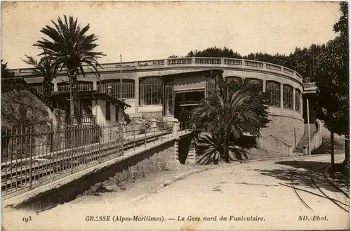 Grasse, La Gare nord du Funiculaire -366944
