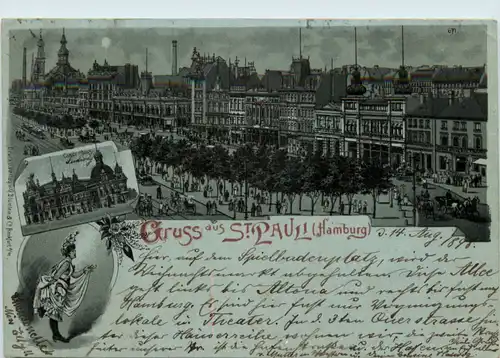 Hamburg - Litho -472882