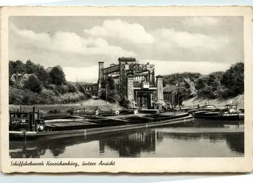 Schiffshebewerck Henrichenburg, untere Ansicht -360728