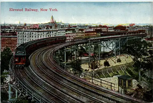 New York - Elevated Railway -470270