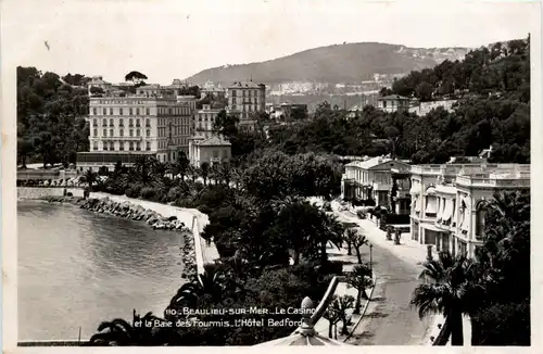 Beaulieu sur Mer, LeCasino et la Baie des Fourmis - Hotel Bedford -367224