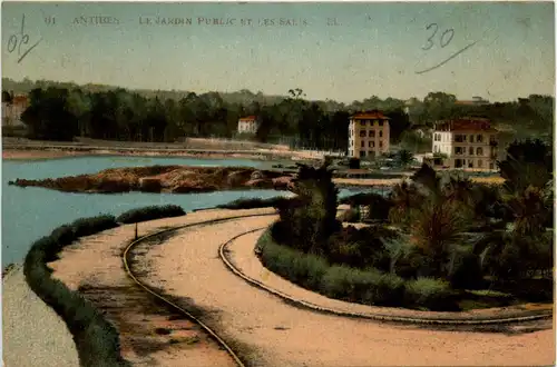 Antibes, Le Jardin Public et les Salis -367284