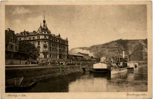 Aussig an der Elbe - Landungsplatz -472374