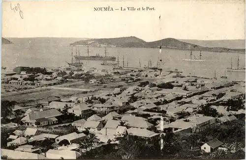 Noumea - La ville et le port -448538
