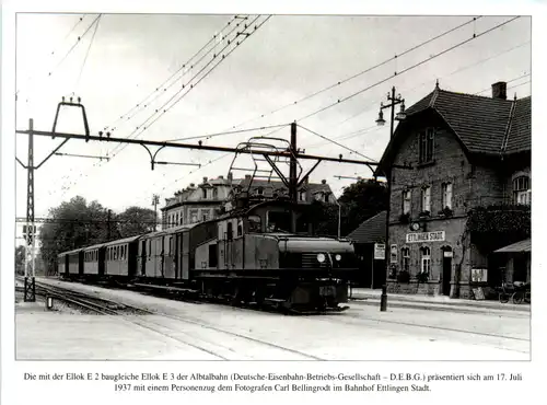 Ellok E 2 Albtalbahn - Eisenbahn -471078